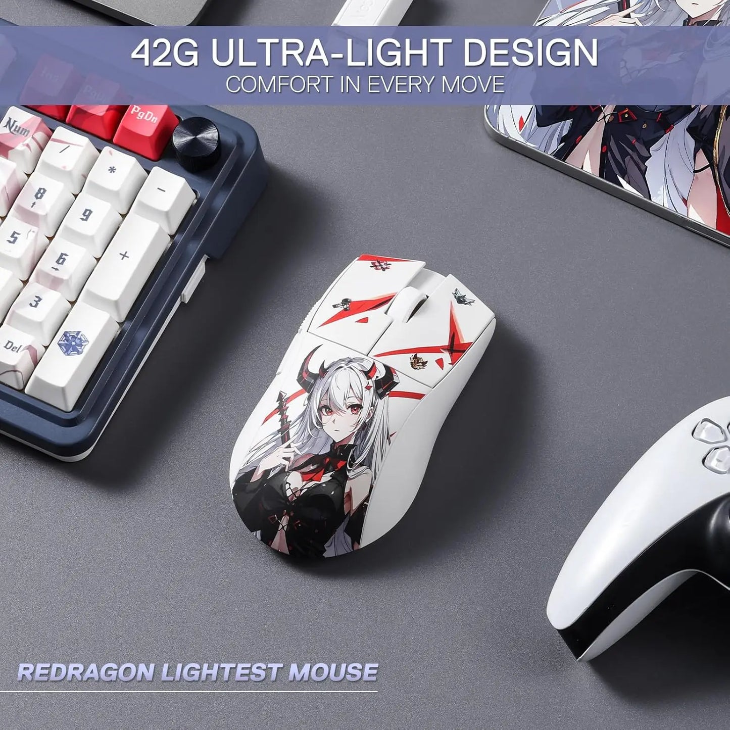 Redragon M916AK PRO 3-Mode Ultra-Light Gaming Mouse