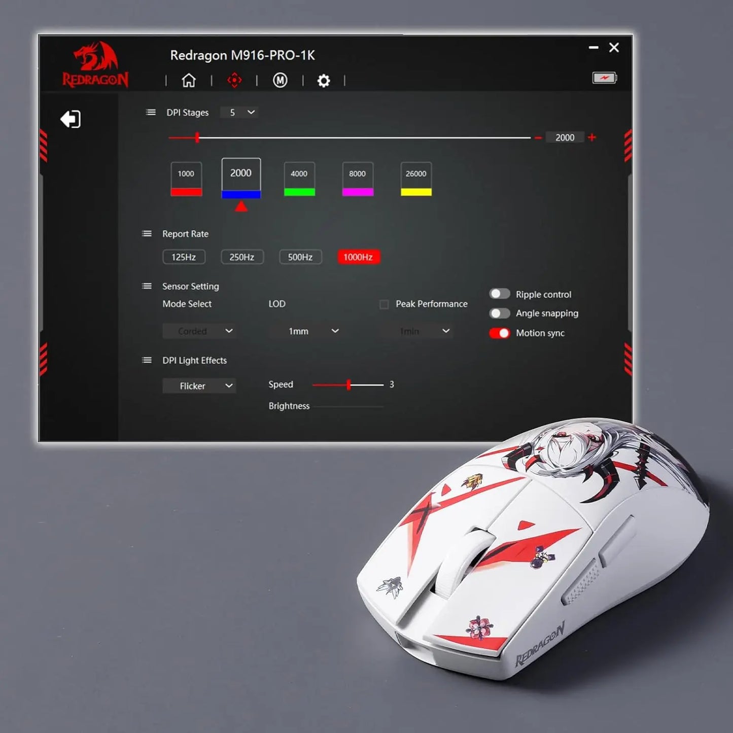 Redragon M916AK PRO 3-Mode Ultra-Light Gaming Mouse