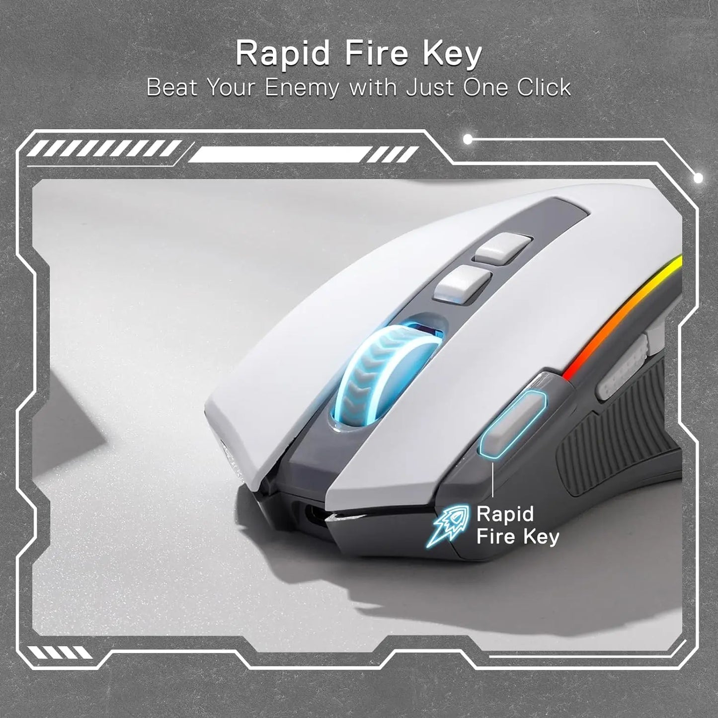 Redragon® M612 PRO Wireless RGB Gaming Mouse